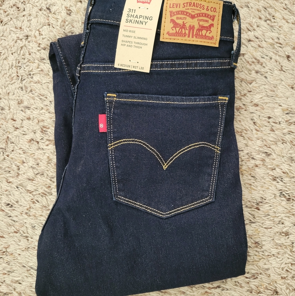Levi's 311 shaping skinny, 27, darkest sky